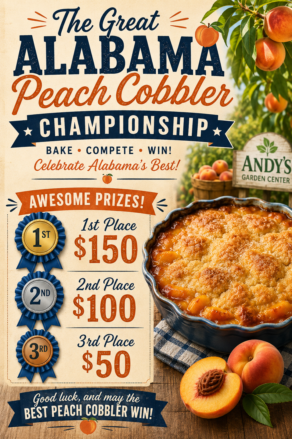 The Great Alabama Peach Cobbler Championship π