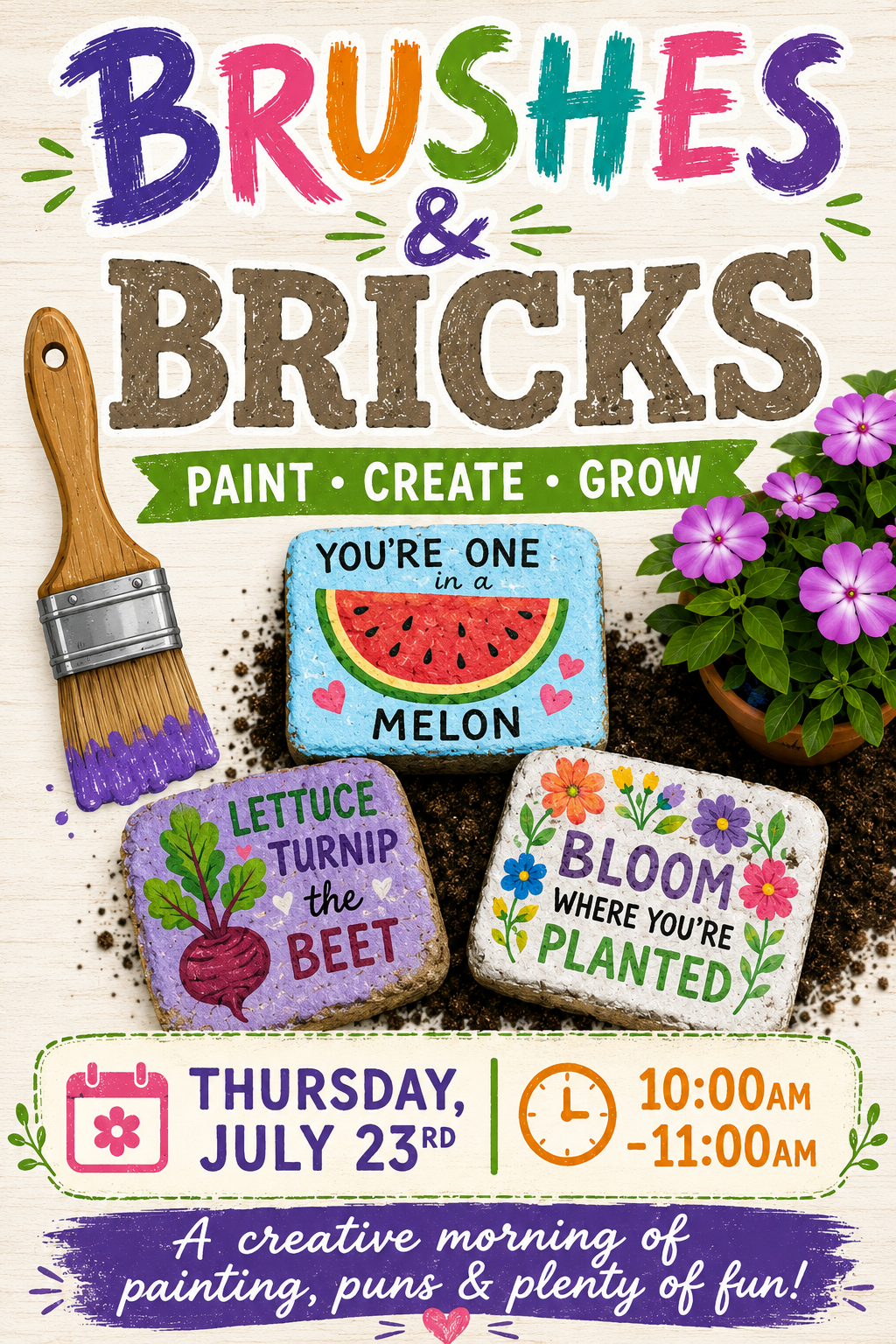 Brushes & Bricks Event