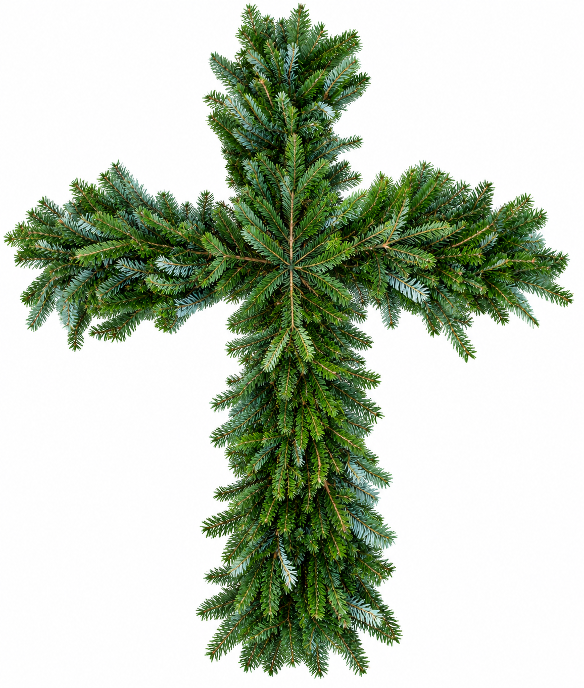 Frazier Fir Cross Wreath