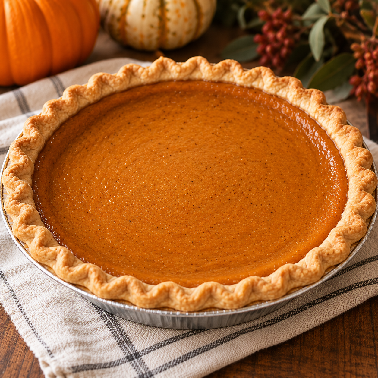 Homemade Pumpkin Pie – 9"